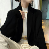 DERMEARNE 100% Wool Ladies Winter Sweater Thickening Cardigan Ladies V-neck Long Sleeve Jacket And Knitted Women Knit Cardigan Sweater