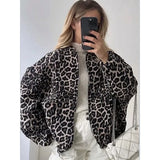 DERMEARNE 2025 European and American Retro Autumn and Winter Women's New Fashion Loose Lapel Long Sleeve Jacket Zipper Coat