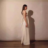 DERMEARNE 2025 Summer Style Fashion Women Aprict Maxi Dress suspenders Backless Holiday Dresses Flower Embroidery button Beach Vestidos