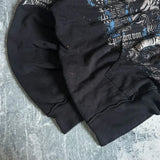 DERMEARNE Affliction Streetwear Gothic Hoodie Y2K New Retro Pattern Oversize Zipper Hoodie For Women Hip Hop Personality Casual Sweatshirt