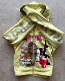 DERMEARNE American Fashion Hoodie Coat Printed Graphics Oversize Zipper Hoodie Men Women Y2K Harajuku Hip-Hop Goth Casual Joker Sweatshirt