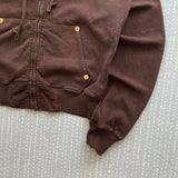 DERMEARNE American Retro Zipper Up Hoodie Y2K Clothes Harajuku Hip Hop Goth Oversized Hoodie Sweatshirt Men Women Casual Zip Jacket Tops