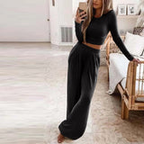 DERMEARNE Autumn Winter Sleepwear Pajamas for Women Long Sleeve Top + Long Pants Casual Tracksuit Pijama Women's Home Clothes Pajama Sets