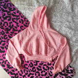 DERMEARNE Basic Wear Black Charcoal Hoodies for Women Autumn Winter Loose Fleece Hooded Sweatshirts Streetwear Cropped Pullovers