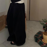 DERMEARNE Deeptown Grey Fleece Sweatpants Women Y2k Oversized Winter Warm Brushed Pants Korean Streetwear Wide Trousers Joggers Harajuku