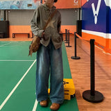 DERMEARNE Dourbesty 2022 Autumn Hoodies Harajuku Y2K Vintage Star Patched Zip Up Sweatshirts Grunge Korean Fashion E-girls Sweatshirt Coat