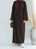 DERMEARNE Eid Modest Clothing Muslim Kaftan Under Dress Abaya Dubai Islam For Women Robe Longue Caftan Marocain Femme Vestidos Musulmane