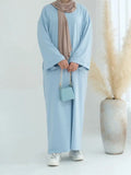 DERMEARNE Eid Modest Clothing Muslim Kaftan Under Dress Abaya Dubai Islam For Women Robe Longue Caftan Marocain Femme Vestidos Musulmane