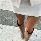 DERMEARNE Elegant Women's Sets Long Sleeve Button Slim Blazer Coats Zipper Mini Skirt 2 Piece Sets Women Outfit 2025 Spring LLady Clothing