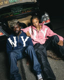 DERMEARNE European and American Trendy Brand Fashion Jacket Letter Embroidered Oversized Hoodie Men Y2k Harajuku Retro Zipper Sweatshirt