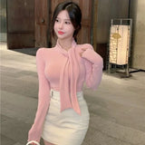 DERMEARNE Long Sleeved T-shirt Women's Design Popular Top Blusas Clothes for Women Tops Shirts Blouses