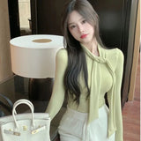 DERMEARNE Long Sleeved T-shirt Women's Design Popular Top Blusas Clothes for Women Tops Shirts Blouses