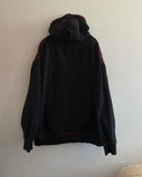 DERMEARNE Men Hoodies Autumn Winter Harajuku Letter Y2k Korean Fashion Print Oversized Pullover Hip Hop Long Sleeve Hooded Street Graphic