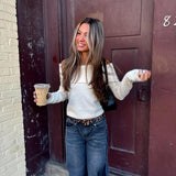 DERMEARNE Navy Vintage Cropped Sweater Women Spring Slash Neck Long Sleeve Slim Crop Top Sweet Fashion Streetwear Knit Sweater Y2k Jumper