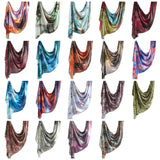 DERMEARNE New Style Malaysian Plain Crinkle Satin Chiffon Hijabs for Women in Satin Dubai Kuwaiti Satin Ribbon Ombre Vela Watercolor Hijab
