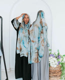 DERMEARNE New Style Malaysian Plain Crinkle Satin Chiffon Hijabs for Women in Satin Dubai Kuwaiti Satin Ribbon Ombre Vela Watercolor Hijab