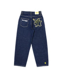 DERMEARNE PROTECT Baggy Jeans Y2K Men Women Pants Harajuku Hip Hop Letter Embroidery Vintage Jeans High Waist Wide Leg Trouser Streetwear