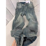 DERMEARNE 2000s American Vintage Pants Women Casual Y2k Thin Sportwear Y2k Clothing Retro Trouser Casual Chic Retro Harajuku Jeans Female