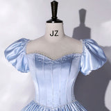 DERMEARNE Customized Ball Gown Women Evening Dresses Beads Prom Birthday Party Gowns Formal Occasion Vestido De Noche