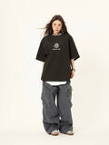 2024 Spring New Cargo Jeans American Street Style Baggy Cargo Pants Women Multi-pocket Wide Leg Jeans