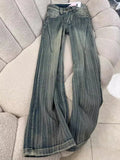 DERMEARNE 2000s American Vintage Pants Women Casual Y2k Thin Sportwear Y2k Clothing Retro Trouser Casual Chic Retro Harajuku Jeans Female