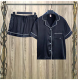 Pajamas for Women Victorian Era Summer Love Print cotton Pajama Sets for Women Cute Shorts Cardigan Women's Pajamas Sleepwear