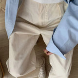 Vintage Baggy Women Cargo Pants Japanese Style Casual Wide Leg Trousers Harajuku Streetwear Korean Fashion Basic Pantalon