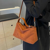 2024 New Boston Bag Women Retro Shoulder Underarm Bag Large Capacity Commuting Hobo Bag with Inner Pocket Satchel Clutch Handbag