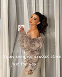 Xijun Exquisite Tiered Ruffles Mermaid Evening Dresses One Shoulder Pleat Ruched Saudi Arabic Prom Dress Celebrity Party Gowns