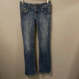 DERMEARNE Y2k American Pocket Embroidered Sequin Jeans Harajuku Retro Blue Loose Jeans New Fashionable High Waisted Slim Fit Flared Pants