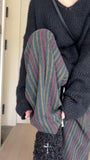 Women's Stripe Pants Baggy Y2k Streetwear 90s Aesthetic Oversize Jogger Pants Vintage Harajuku High Waist Trousers Clothes