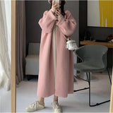 Basics Solid Long Cardigan Women Knitted V-Neck Top Coat Fashion Jacket Long Sleeved Knitted Cardigan Sweater Autumn Winter