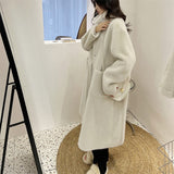 Women's Winter Coat Long Loose Warm Stand-up Collar Mink Velvet Faux Fur Jacket Women Veste Femme Clothes Fashion Coats