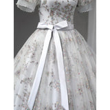 DERMEARNE 2026 New Women's Summer Banquet Evening Dress Fashionable Princess Sleeves Show Thinning Engagement Big Pendant Puff Dress