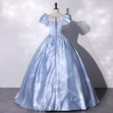 DERMEARNE Customized Ball Gown Women Evening Dresses Beads Prom Birthday Party Gowns Formal Occasion Vestido De Noche