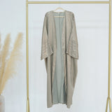 DERMEARNE Fashion Shiny Abayas for Women Muslim Kimono Open Cardigan Dubai Kaftan Turkey Robe Arab Kebaya Islam Clothing Ramadan Eid Dress