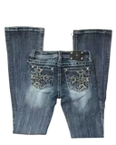 DERMEARNE Y2k American Pocket Embroidered Sequin Jeans Harajuku Retro Blue Loose Jeans New Fashionable High Waisted Slim Fit Flared Pants