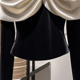 DERMEARNE Spring Autumn Round Neck Long Sleeve Fashion T-Shirts Women High Street Bow Patchwork Pullovers Elegant Vintage All-match Tops