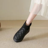 2024 New Winter Fashion Short-tube Slip-on Warm Bread Cotton Shoes Uggs  Winter Boots Snow Boots Women's Velvet Thickening