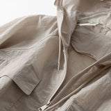 DERMEARNE Simplicity Thin Sunscreen Clothing Anti UV Loose Summer Long Sleeved Jacket Waterproof Quick Dry Women's Coat Outdoor Sports