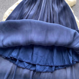 DERMEARNE Sexy v neck pleated backless  Slip Dress Chic Evening Party Club Summer Vestidos Women Hip Wrap dresses