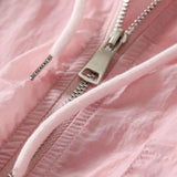 DERMEARNE Simplicity Thin Sunscreen Clothing Anti UV Loose Summer Long Sleeved Jacket Waterproof Quick Dry Women's Coat Outdoor Sports