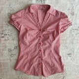 DERMEARNE Y2k Top Summer Stripe Harajuku Sexy T Shirts Casual Girl Aesthetic Gothic Body Tee Crop White Korean Grunge Short Sleeve Women