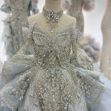 DERMEARNE Jill Wish Luxury Coral Girl Dress Beaded Crystal Kids Princess Birthday Wedding Party Children Holiday Communion Gown 2025