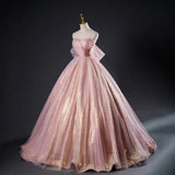 DERMEARNE Customized Colorful Gauze Dress Performance Stage Slimming Women's Fashionable Temperament Strapless Strap Shading Studio Dress