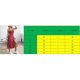 DERMEARNE Women's Clothing Summer 2025 Trend Floral Dress, Flower Print Spaghetti Strap Sleeveless  with High Slit for Ladies