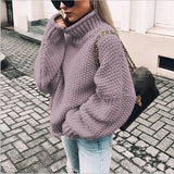 Women Knitted Sweaters Pullovers Long Sleeve Loose Pullover Ladies Fall Sweater Fashion New Autumn Winter Clothes Tops