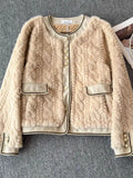 DERMEARNE Soft  Lamb Fur Coat For Women Winter 2025 Fashion Suede Coat Warmth Thickening Fashion Imitation Rabbit Fur Jacket Overcoat a132