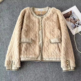 DERMEARNE Soft  Lamb Fur Coat For Women Winter 2025 Fashion Suede Coat Warmth Thickening Fashion Imitation Rabbit Fur Jacket Overcoat a132