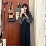 DERMEARNE Spring Summer Criss-cross Short Women Loose Sweater Fashion All-match Knitted Pullovers 2025 New Harajuku Casual Crop Clothing